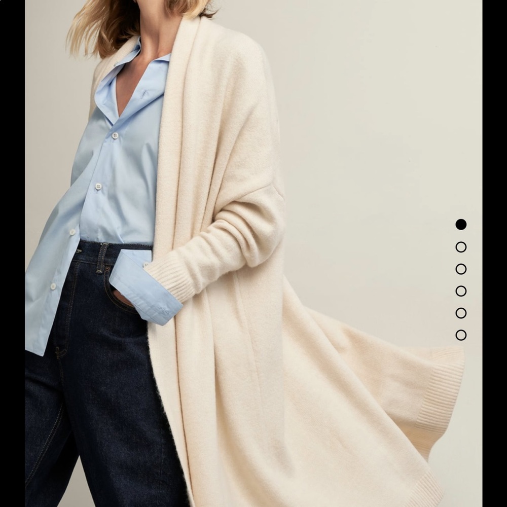 Zara Long Knit Coat